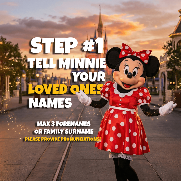 Disney World Vacation Surprise Video - Custom Digital Announcement