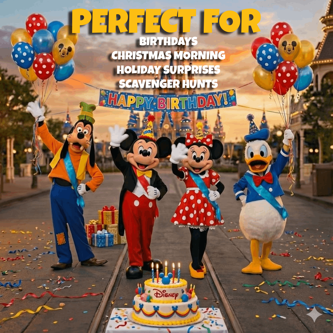 Disney World Vacation Surprise Video - Custom Digital Announcement
