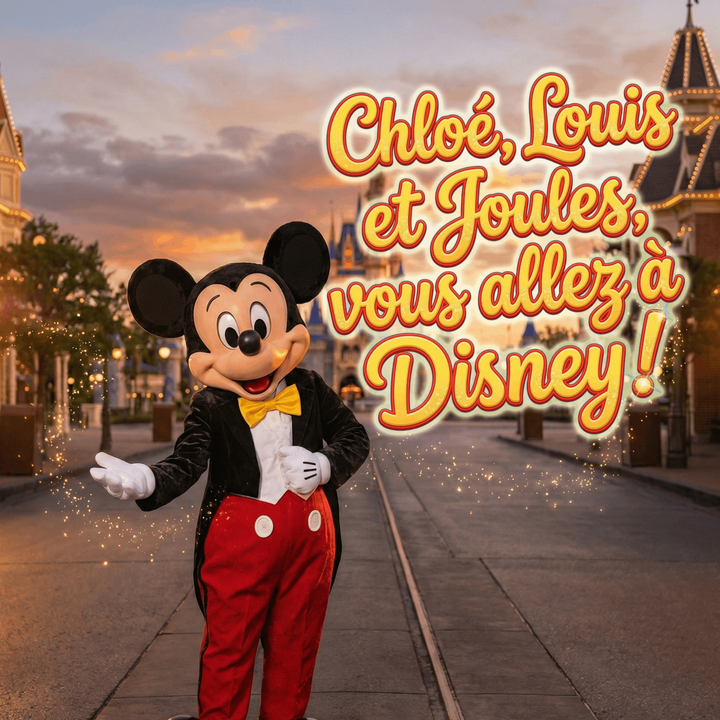 Vidéo Annonce Disneyland Californie : Surprise Personnalisée