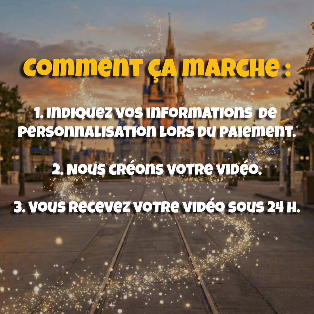 Vidéo Annonce Disneyland Californie : Surprise Personnalisée